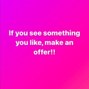 Make a reasonable offer for listings!